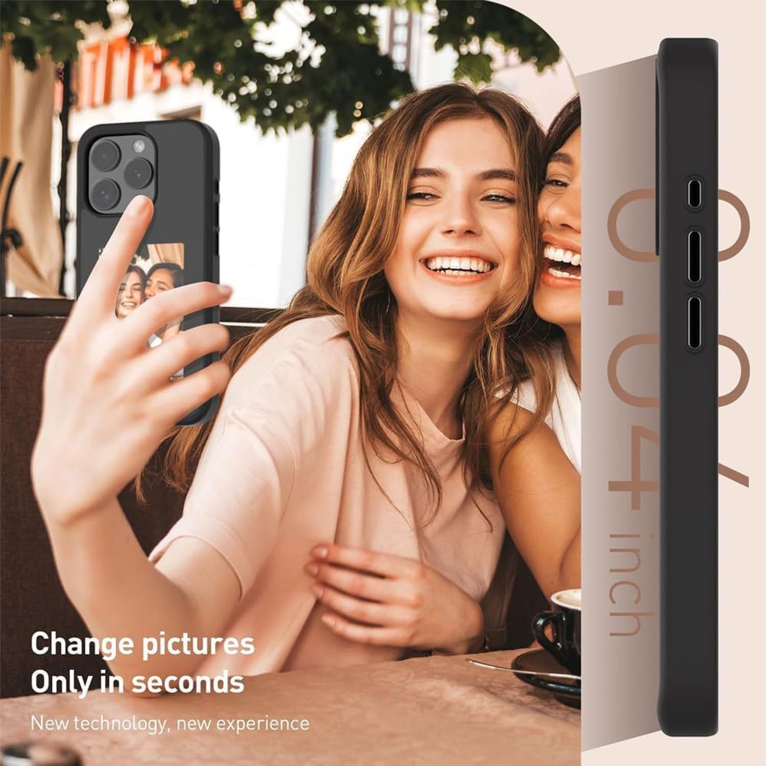 Screen Projection Smart Ink Phone Case