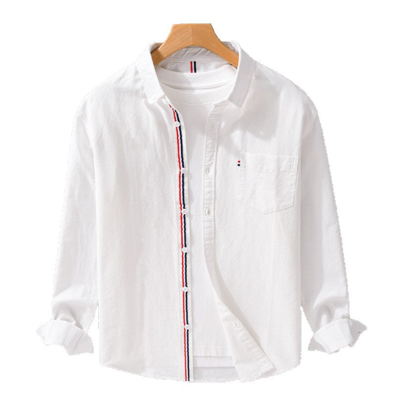 British Style Oxford Cotton Men's Shirt