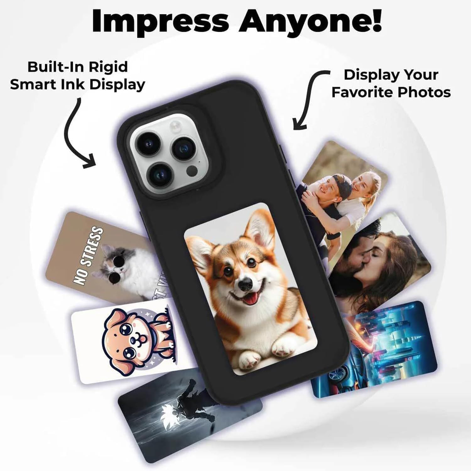 Screen Projection Smart Ink Phone Case