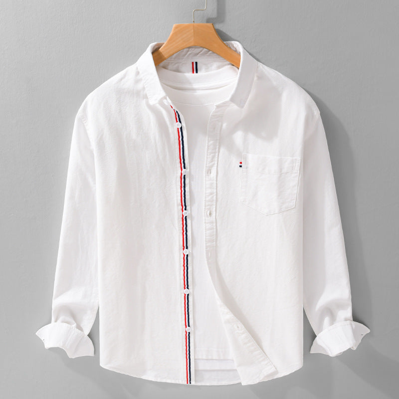 British Style Oxford Cotton Men's Shirt