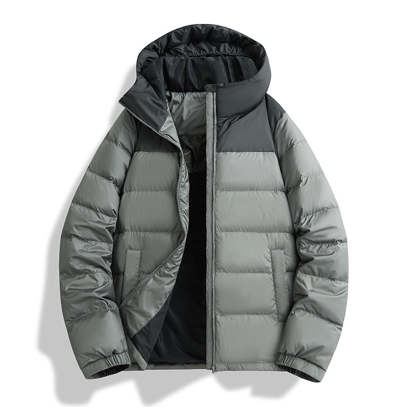 Lightweight Hooded Down Jacket