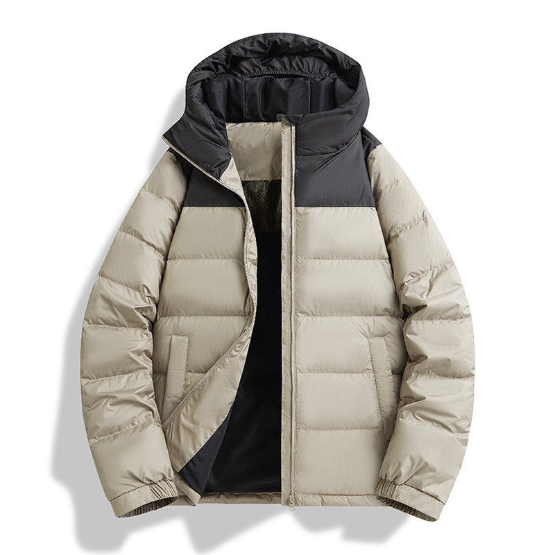 Lightweight Hooded Down Jacket